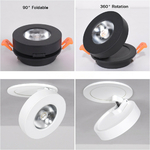 3-W-5-W-7-W-12-W-LED-mince-int-gr-plafonnier-pliable-et-360