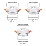 3-W-5-W-7-W-12-W-LED-mince-int-gr-plafonnier-pliable-et-360