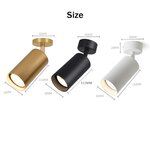 LED-Surface-Mont-Plafonnier-avec-5W-GU10-LED-Ampoule-Rempla-able-Spot-plafonnier-Salon-Int-rieur