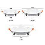 LED-Downlight-3W-5W-7W-9W-12W-encastr-lampe-LED-blanc-chaud-ampoule-LED-blanche-froide