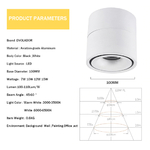 Downlight-de-plafond-mont-par-Surface-de-LED-r-glable-360-degr-s-de-lumi-re
