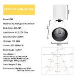 DVOLADOR-Led-plafonnier-mont-en-Surface-r-glable-360-degr-s-Spot-lumineux-pour-Foyer-int