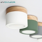 Downlight-LED-r-glable-5W-12W-LED-plafonnier-mont-en-Surface-fer-nordique-Spot-lumineux-en