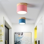 Downlight-LED-r-glable-5W-12W-LED-plafonnier-mont-en-Surface-fer-nordique-Spot-lumineux-en