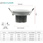 DVOLADOR-AC85V-265V-r-glable-7-W-5-W-4-W-3-W-LED-Downlight-blanc