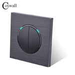 Coswall-luxueux-2-Gang-1-voie-al-atoire-cliquez-sur-Off-applique-murale-interrupteur-avec-t