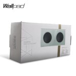 Wallpad-L6-verre-tremp-noir-1-Gang-1-voie-interrupteur-2-voies-avec-prise-murale-EU