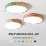 Plafonnier-nordique-en-bois-Dimmable-Led-plafonniers-rond-30-60-taille-diam-tre-Ultra-mince-5