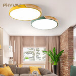 Plafonnier-nordique-en-bois-Dimmable-Led-plafonniers-rond-30-60-taille-diam-tre-Ultra-mince-5