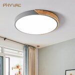 Plafonnier-nordique-en-bois-Dimmable-Led-plafonniers-rond-30-60-taille-diam-tre-Ultra-mince-5