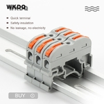 Connecteur-de-fil-de-Rail-Din-bornier-PCT-211-c-blage-rapide-conducteur-d-pissage-Compact