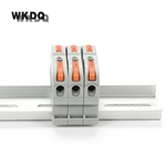 Connecteur-de-fil-de-Rail-Din-bornier-PCT-211-c-blage-rapide-conducteur-d-pissage-Compact