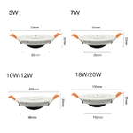 Dimmable-LED-Downlight-5w-7w-10w-12w-encastr-plafonnier-360-degr-s-Rotation-spots-AC-220V