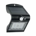 applique-murale-led-solaire-15w-4000°k-noir-détecteur