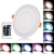 Ultra-mince-6-W-9-W-18-W-24-W-rond-LED-double-couleur-LED-panneau