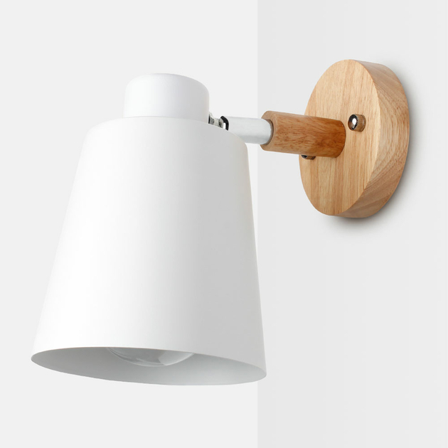 Appliques en bois /chevet 6 couleurs - Eclairage ...