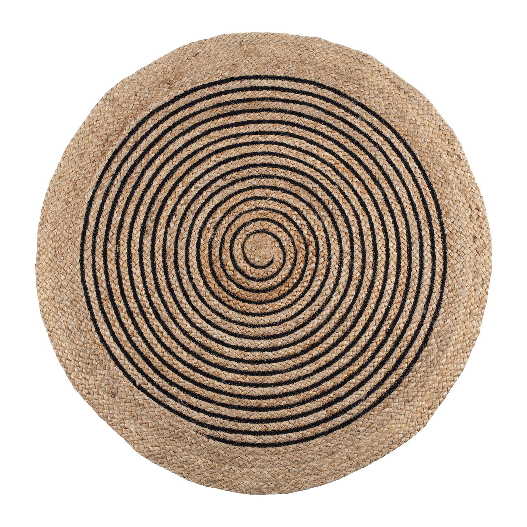 Tapis rond en jute Boho