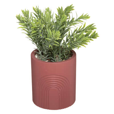Plante en pot en ceramique H18