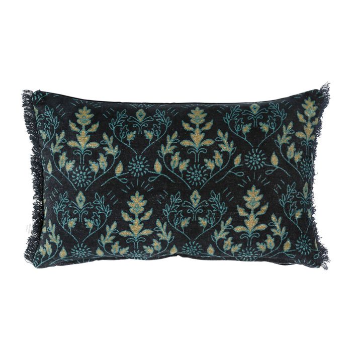 Housse de coussin GREEN WASH BLEU