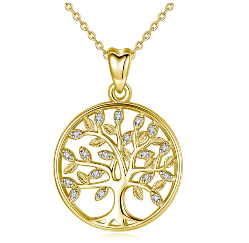 Collier Arbre de vie en Argent - Or