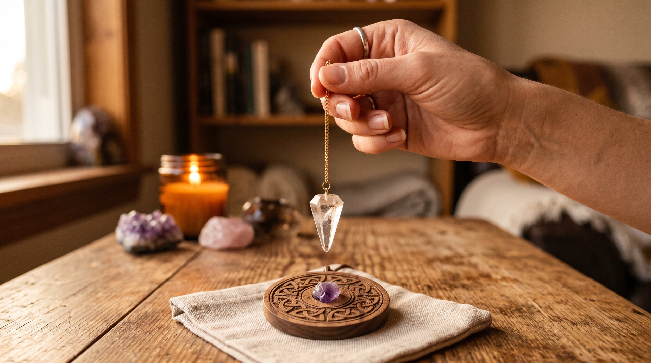 Le pendule divinatoire peut-il vraiment vous aider à choisir un bijou ou une pierre ?