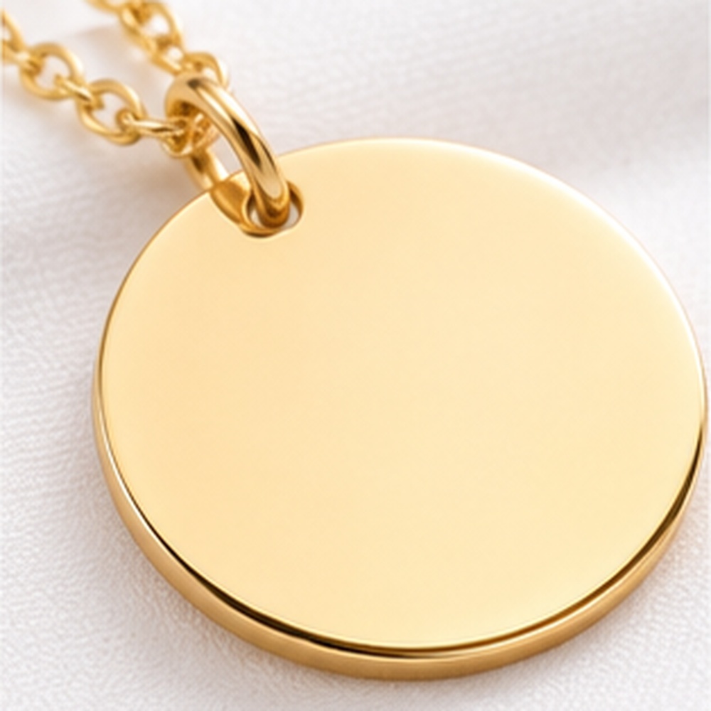 Dos lisse de la médaille arbre de vie Tendresse