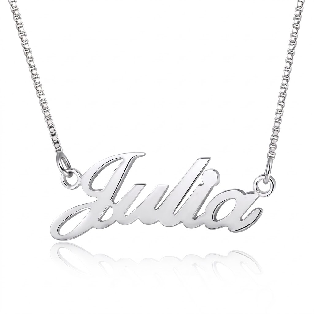 collier personnalisé prenom ecriture cursive