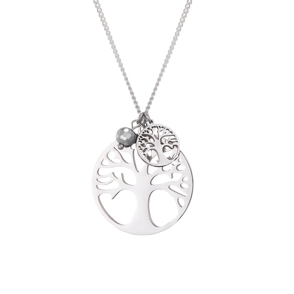 sautoir pendentifs arbre de vie en argent