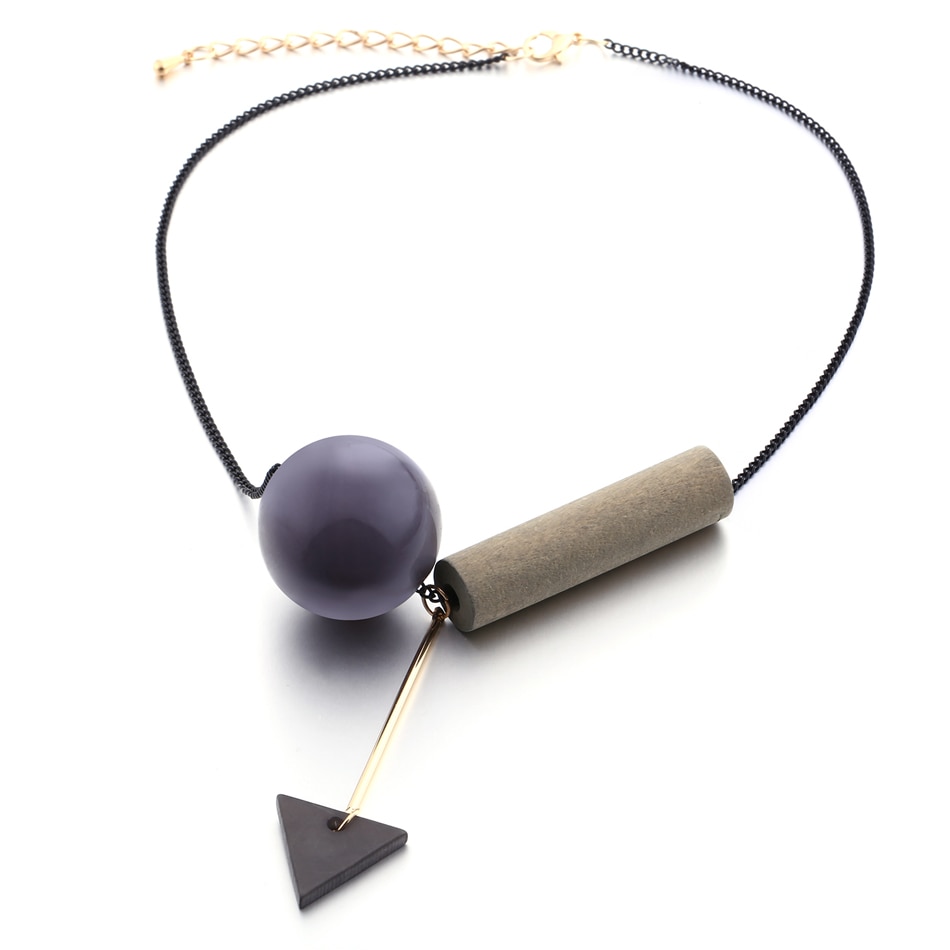 Colliers-minimalistes-pendentifs-pour-femmes-en-bois-geometrique-triangulaire-perles-bijoux