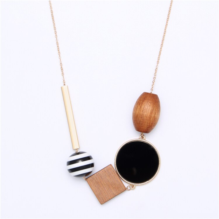 geometrique-bois-combinaison-pendentif-long-collier