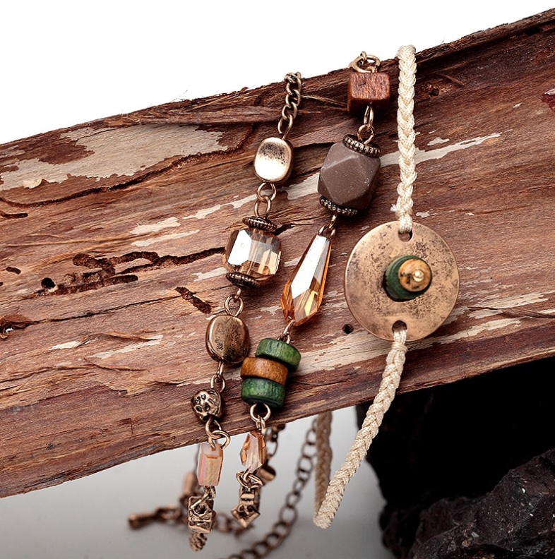 bracelet bois vintage 2