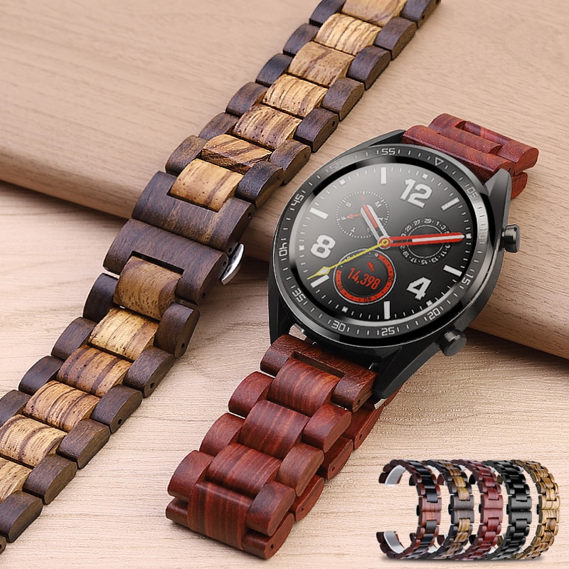 Bracelet montre en bois de 20 ou 22mm - Arbrobijoux