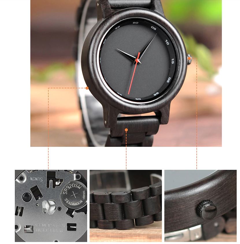 Montre en bois minimaliste 2
