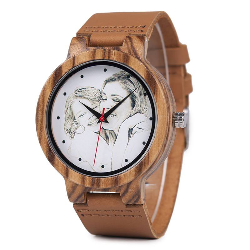 Personnalis-marque-votre-propre-Photo-montre-Unique-bambou-bois-cuir-casual-Quartz-hommes-montres-Logo-personnalis