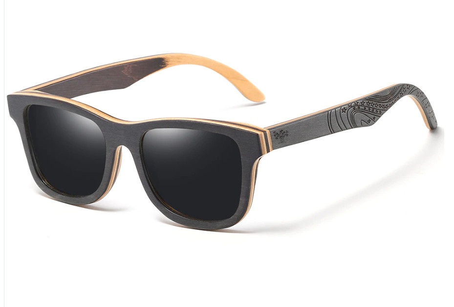 Lunettes en bois Allstars noir
