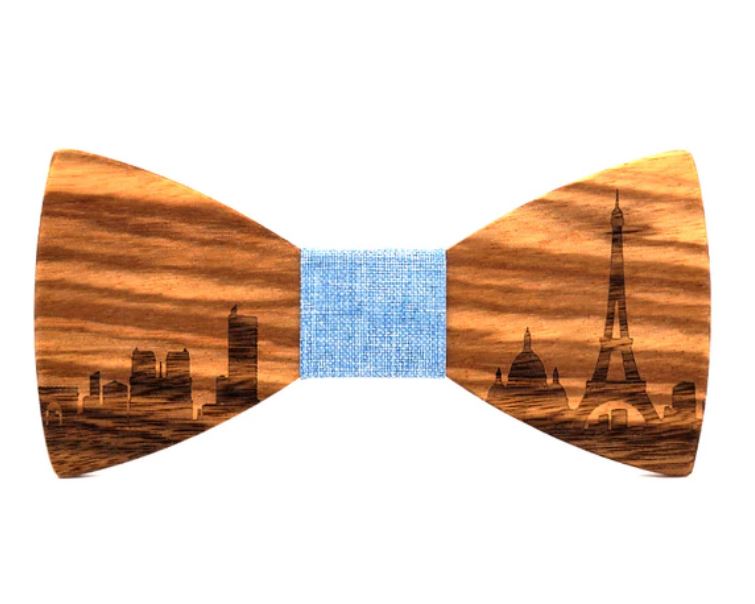 Le nœud papillon en bois, idéal pour votre tenue d'invité de mariage