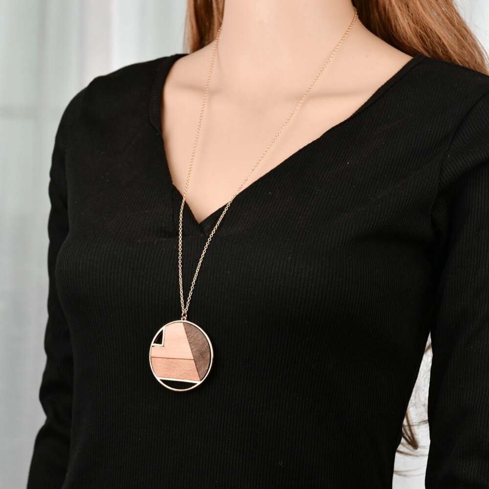 sautoir bois pendentif-long-collier trio
