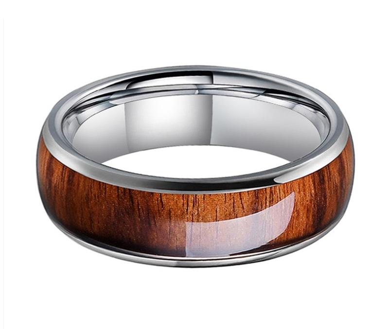 bague en bois tungstene fluidité