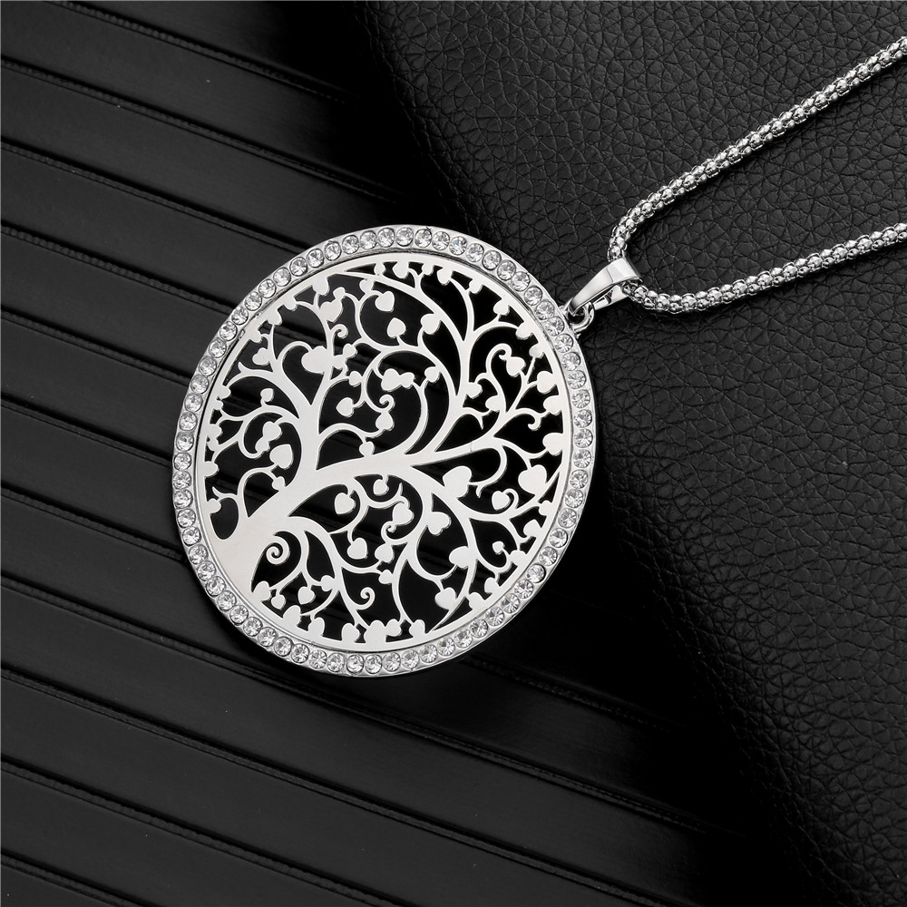 Arbre-de-vie-en-or-pendentif-rond-grand-Collier-pendentif-en-cristal-CZ-pop-corn-cha