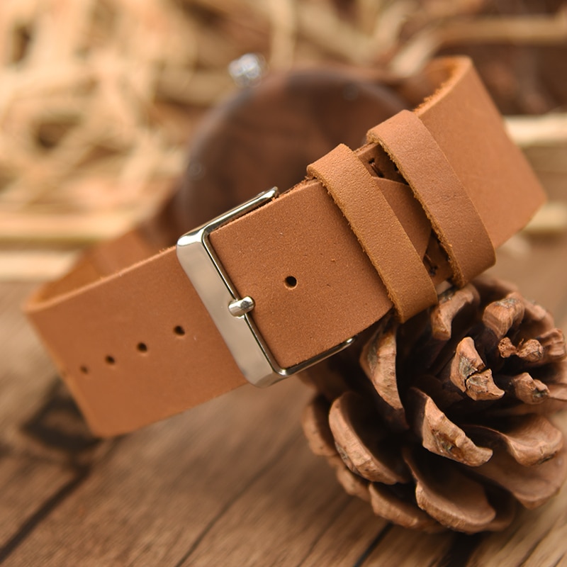 Bracelet montre en bois de 20 ou 22mm - Arbrobijoux