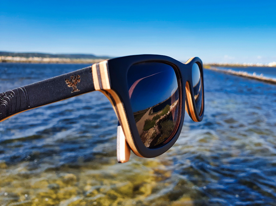 lunettes en bois allstars noir arbro low