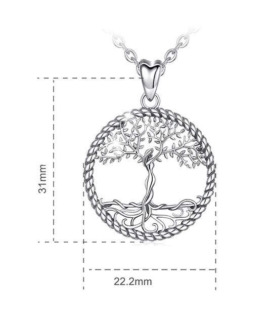 Pendentif arbre de vie argent