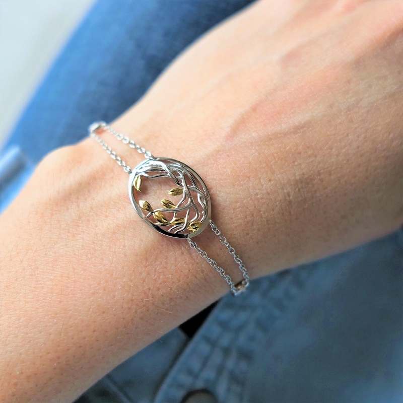 Bracelet en argent femme