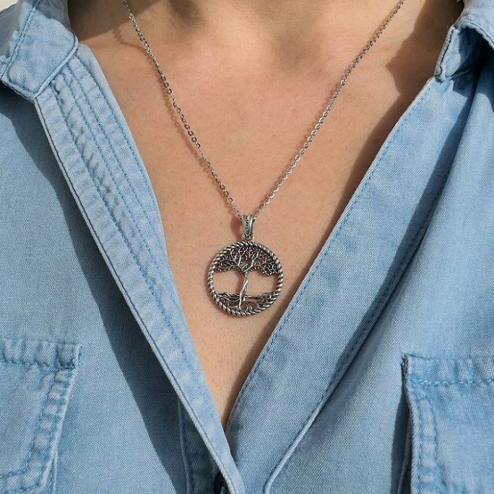 Bijoux arbre de vie pendentif