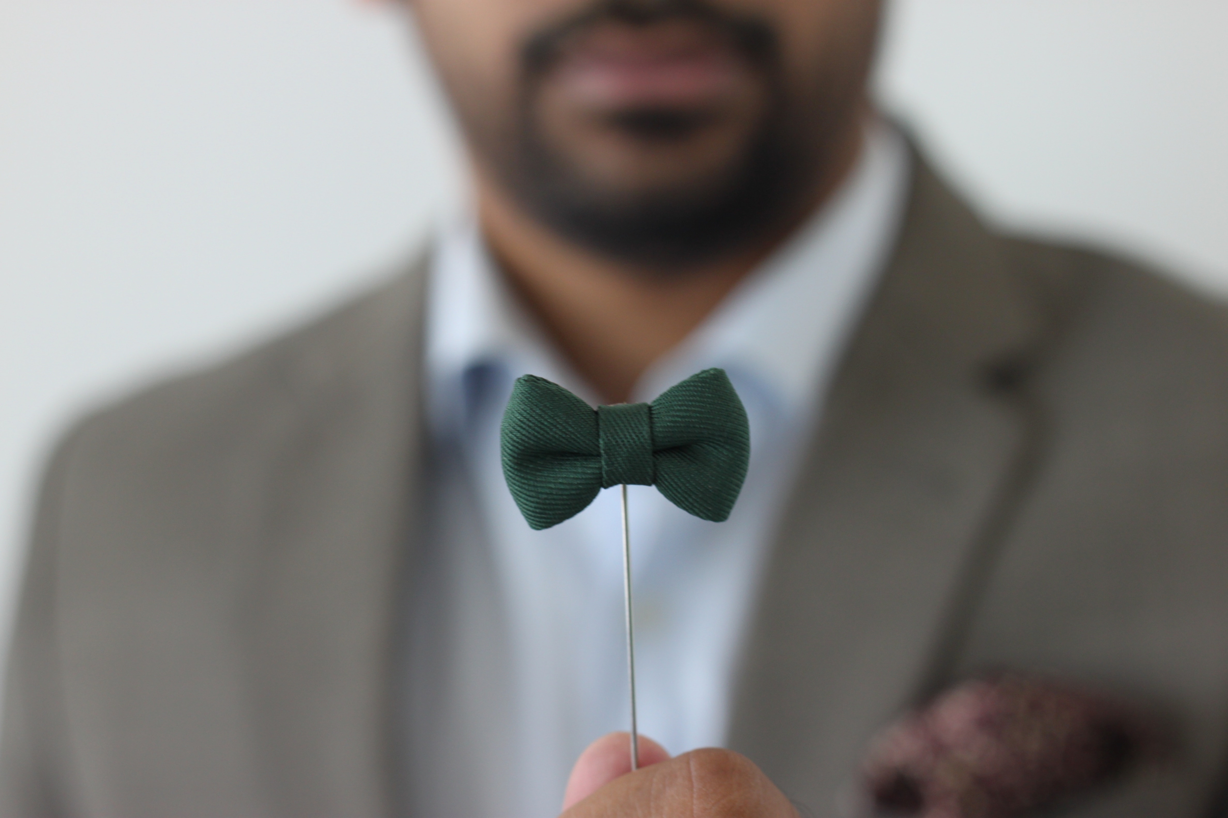 Petit nœud papillon vert