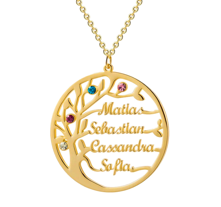 Collier pierre de naissance