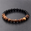 bracelet en bois type bouddhiste nature bicolore