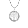 chaîne pendentif arbre de vie couleur argent