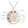 arbre de vie cristaux or rose