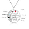collier arbre de vie cristaux argent